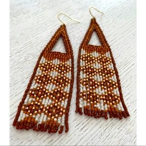 Handmade beaded earrings